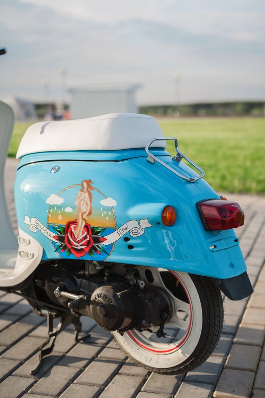 Honda giorno фотосессия